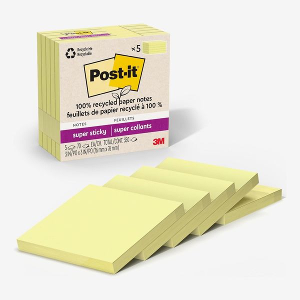 Post-it Super Sticky Notes, 3