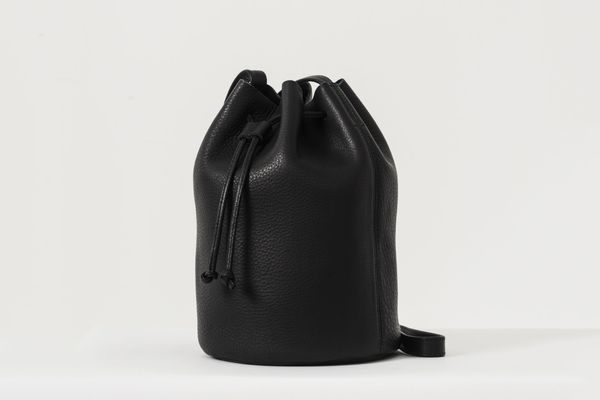 Baggu Leather Bucket Bag