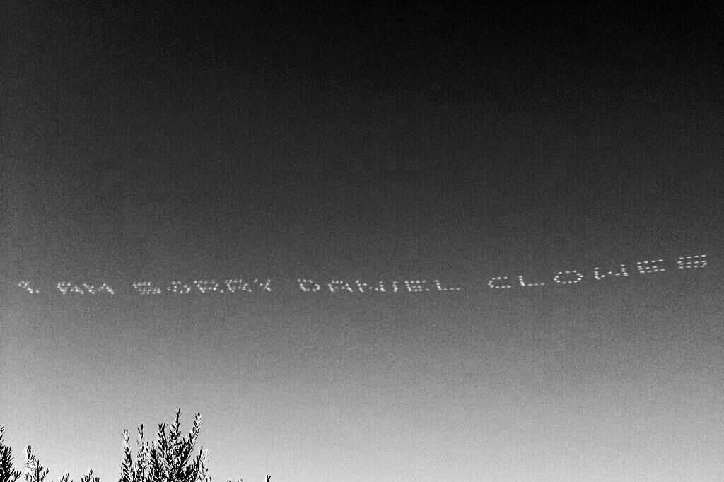 See Shia LaBeouf’s Skywritten Apology to Daniel Clowes