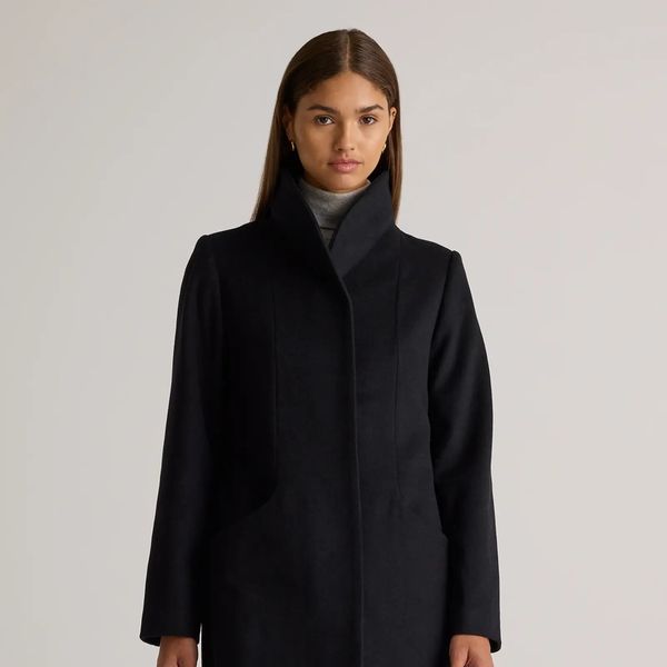 Quince Women's Italian Wool Cocoon Coat