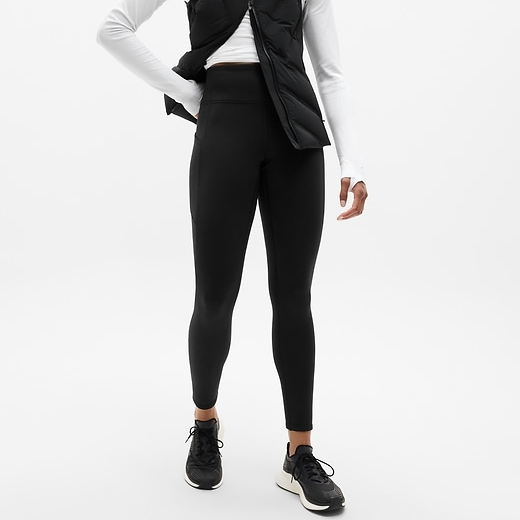 Athleta Altitude Fleece Lined Stash High Rise Legging