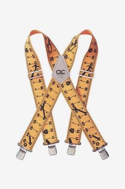CLC 4 in. L X 2 in. W Nylon Ruler Suspenders Yellow