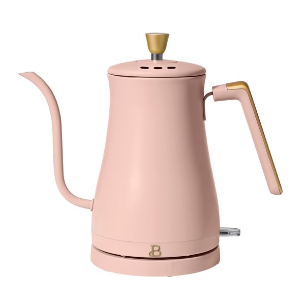 Beautiful 1-Liter Electric Gooseneck Kettle by Drew Barrymore - Rose