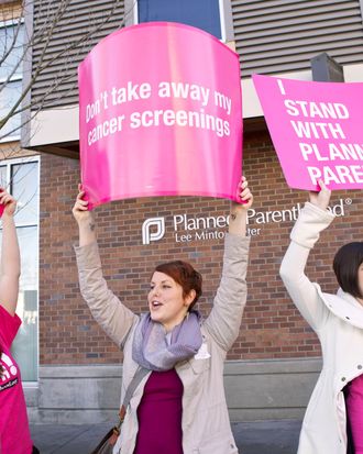 Planned Parenthood supporters making some reasonable demands.