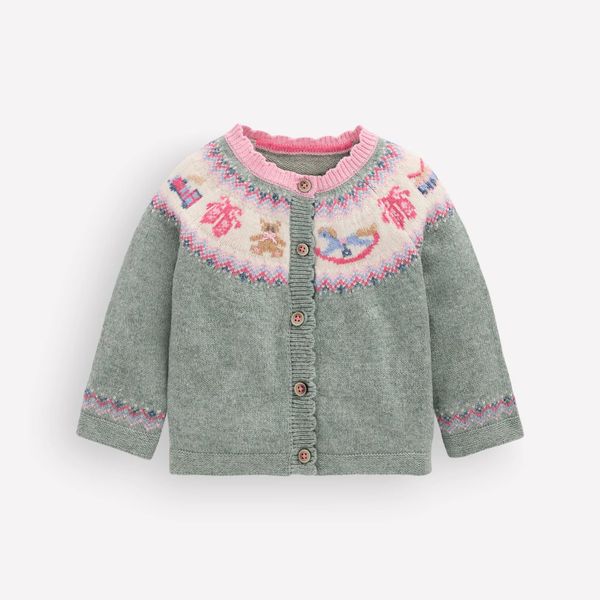 Mini Boden Fair Isle Cardigan