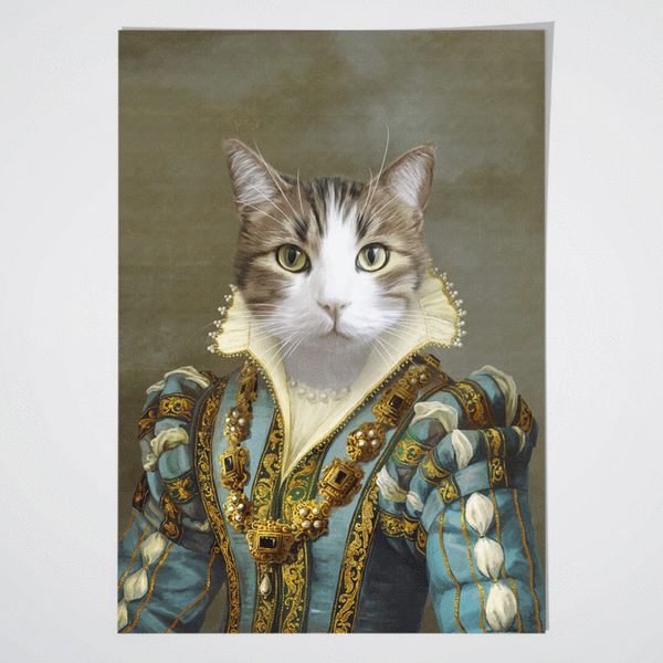 The Sapphire Queen Custom Pet Poster