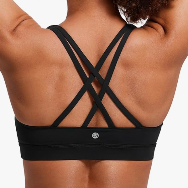 CRZ Yoga Criss-Cross Back Sports Bra