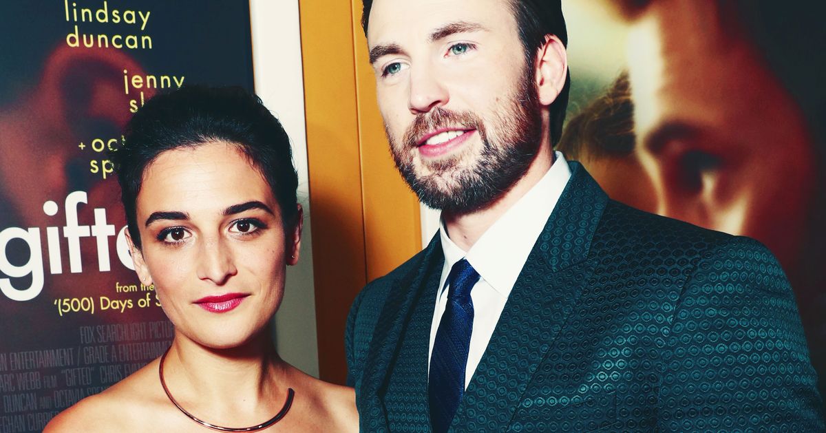 Chris Evans Celebrates Turtlenecks (Says Jenny Slate)