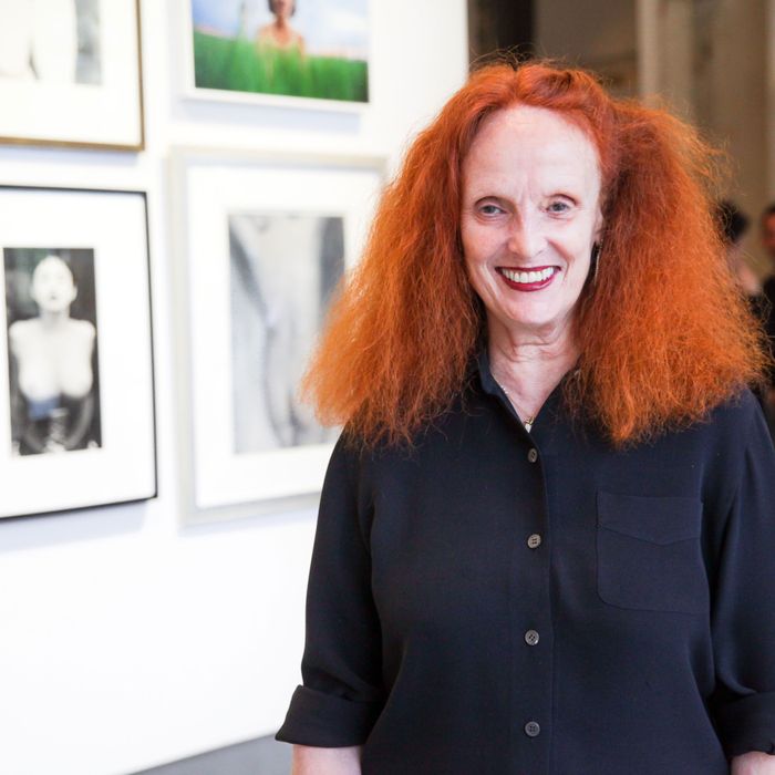 Grace Coddington Has a 1-Step Hair Routine