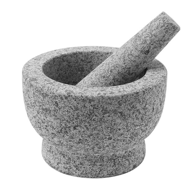 ChefSofi Mortar and Pestle Set — Unpolished Heavy Granite