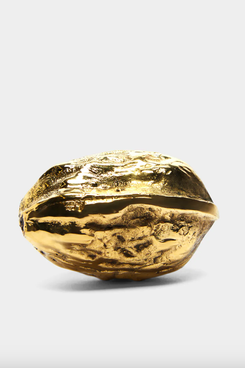 Carl Aubock Brass Walnut Paperweight