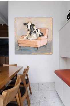 iCanvas Moo-ving In II by Ethan Harper Canvas Wall Art