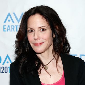 NEW YORK, NY - APRIL 02: Mary-Louise Parker visits the Aveda Institute on Spring Street to show support for Aveda's Earth Month 2014 clean water initiatives on April 2, 2014 in New York City. (Photo by Brian Ach/Getty Images for AVEDA)