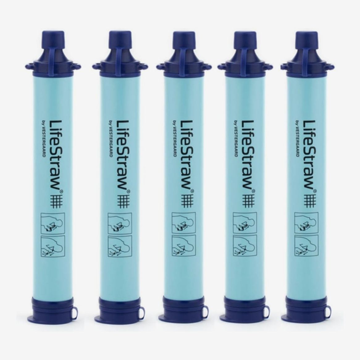 LifeStraw Personal Water Filter  - 5-Pack