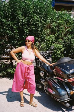 Galerie Emprise Sweat Eyelet Jorts