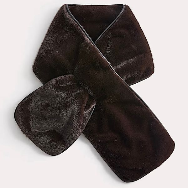 Marks & Spencer Formal Faux Fur Piped Scarf