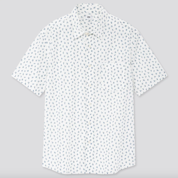 Uniqlo Men's Extra Fine Cotton Short-Sleeve Shirt