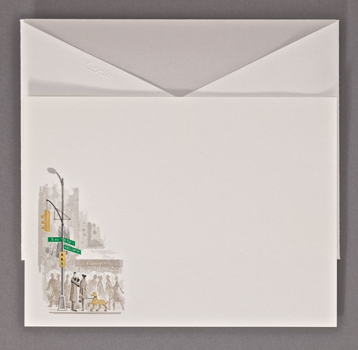 See the New Cartier Mansion s Elegant Stationery