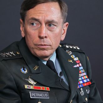 Gen. David Petraeus, commander of U.S. and NATO forces in Afghanistan, gives his assessment of ongoing operations there during a program hosted by the National Journal and The Newseum, Friday, March 18, 2011, in Washington. (AP Photo)