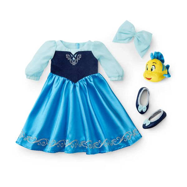 American Girl Disney Princess Ariel Day Dress, Flounder & Accessories for 18-inch Dolls