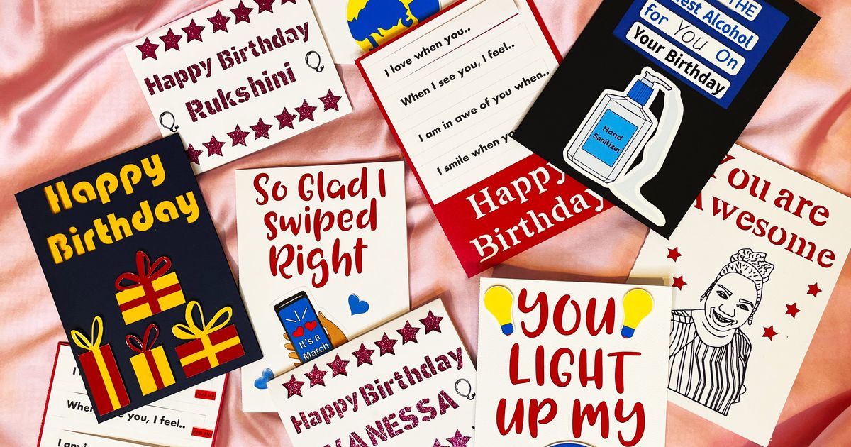 Electric Candles: Funny Birthday Paper Greeting Card