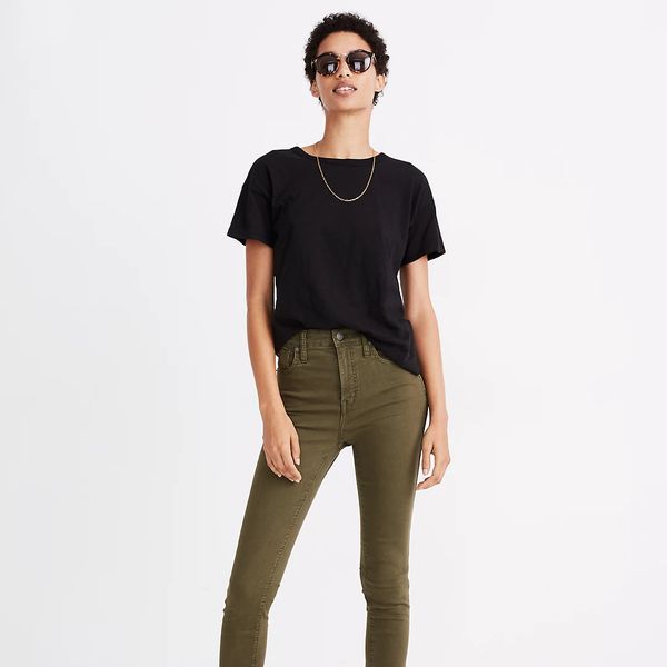 Madewell Whisper Cotton Rib-Crewneck Tee