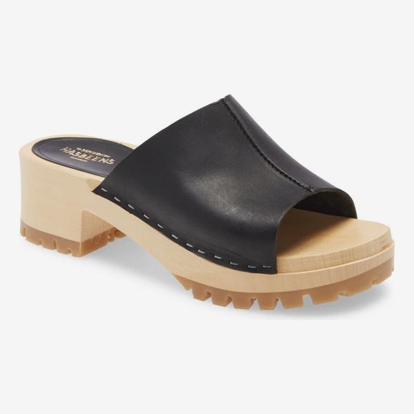 Swedish Hasbeens Ann Platform Slide Sandal