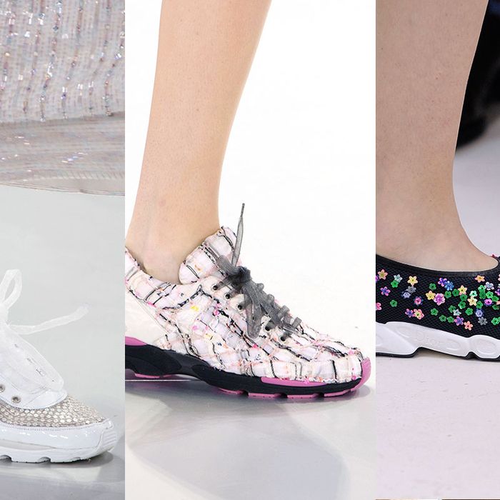 Hiel Interesseren Kapel Can a Few Sneakers Make Couture 'Young and Hip'?