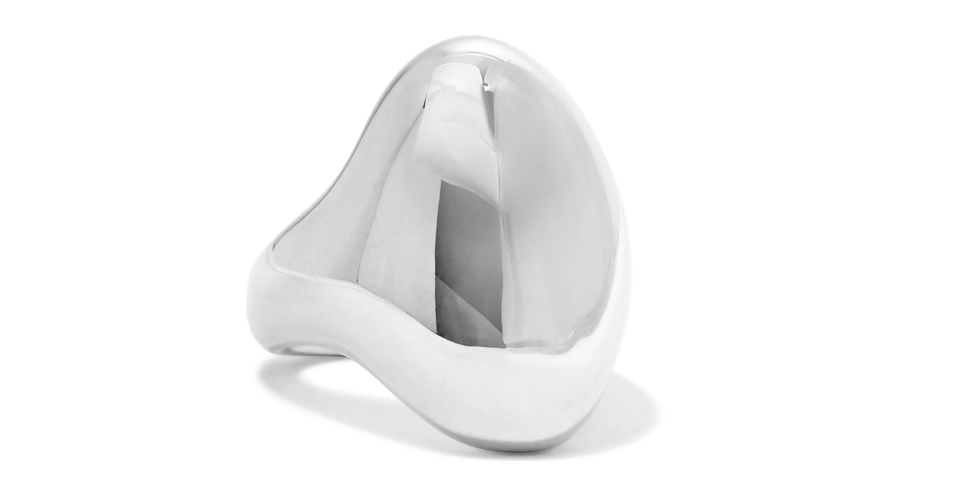 Jennifer Fisher Smooth Silver-Plated Pinky Ring
