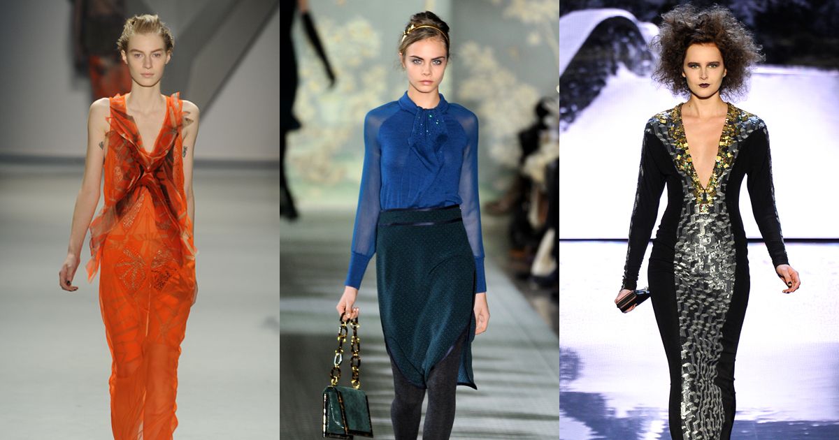 New Fall 2012 Shows: Badgley Mischka, Tory Burch, Vera Wang, and More