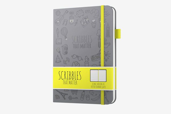Scribbles That Matter (Iconic version) Dotted Journal Notebook Diary A5