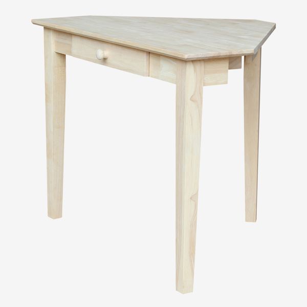 International Concepts 1-Drawer Corner Computer Desk