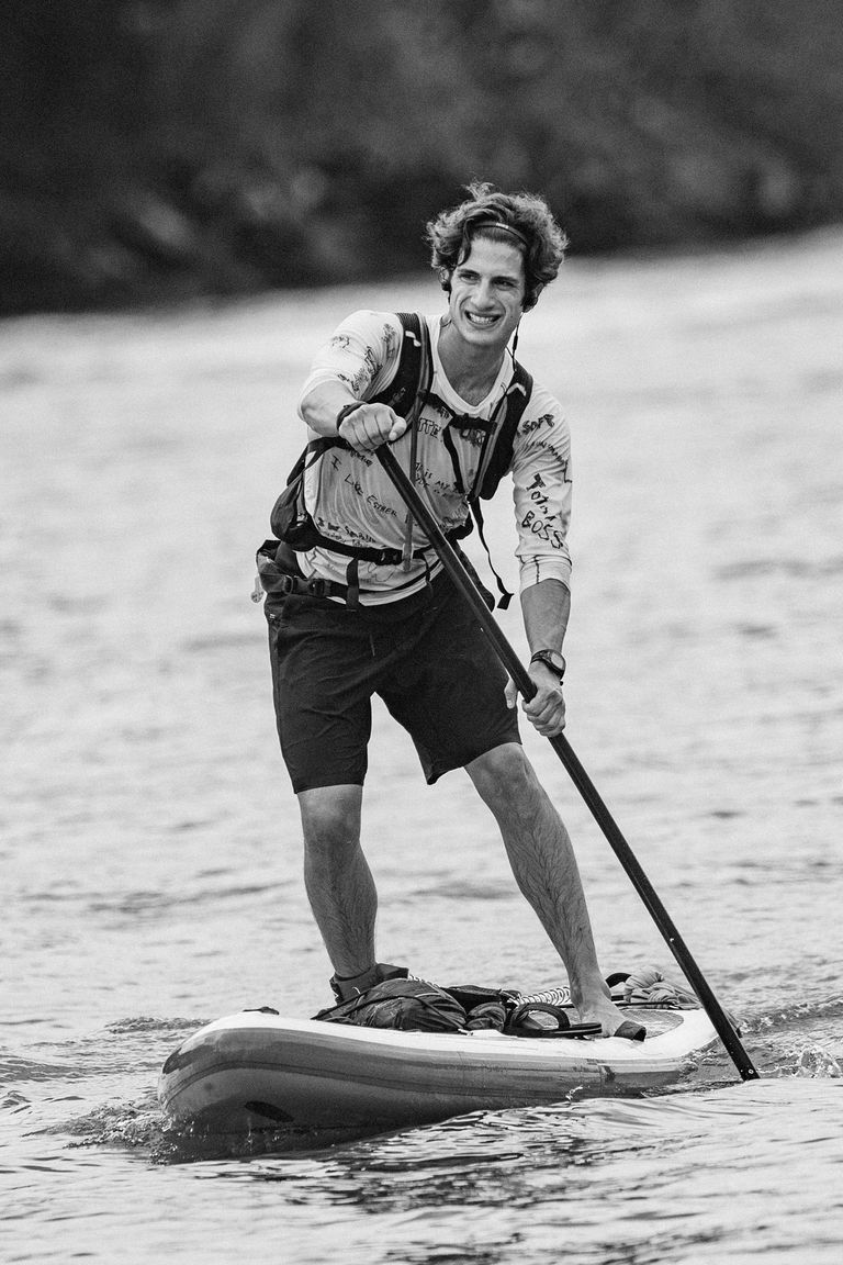 Jack Schlossberg Paddled Around Manhattan for Charity