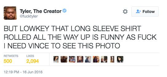 16 Hilarious Tyler The Creator Tweets That Will Make You Say, What?