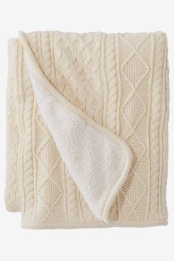 Ll bean fleece best sale blanket