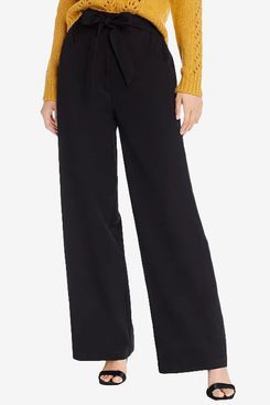 Aqua Tie-Waist Wide-Leg Pants