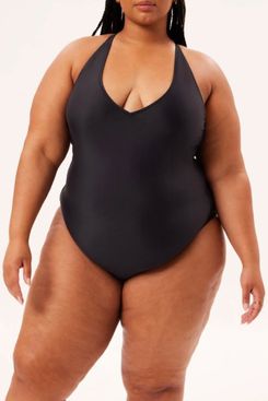 Girlfriend Collective Palma Plunge One Piece