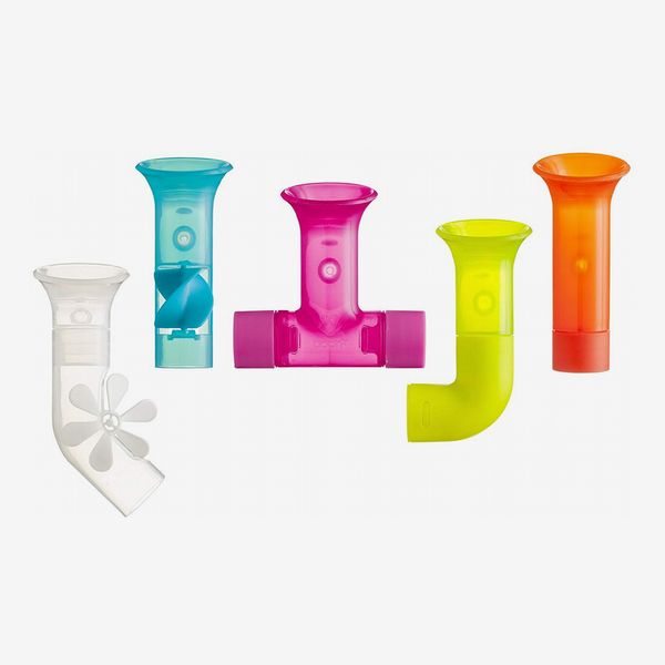 Boon Pipes Juego de juguetes de baño para construir