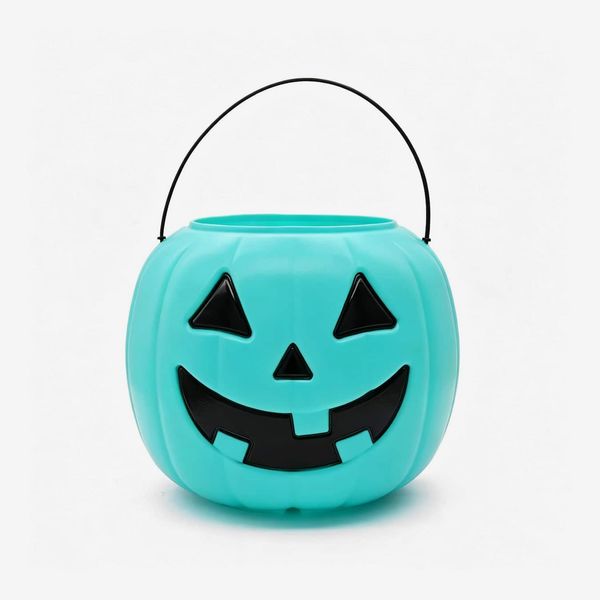 Creatology Halloween Teal Jack-o'-Lantern Bucket