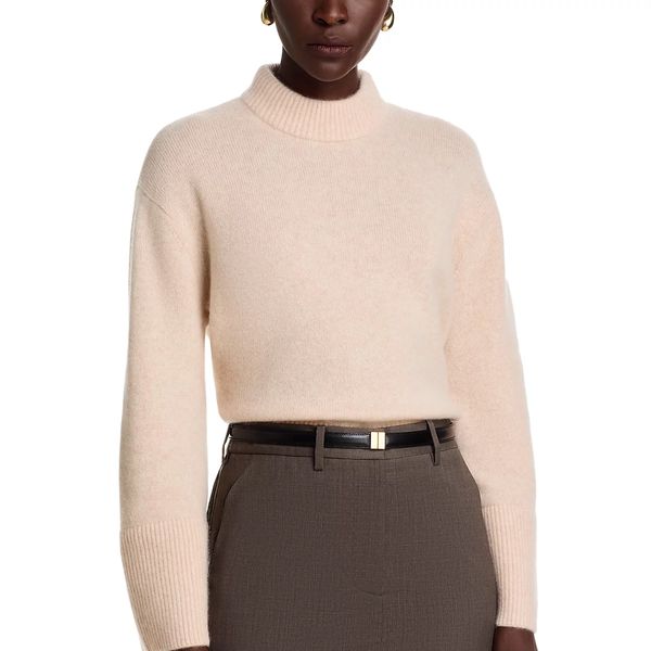 C by Bloomingdale's 100% Cashmere Long Sleeve Mock Neck Pullover - Exclusive