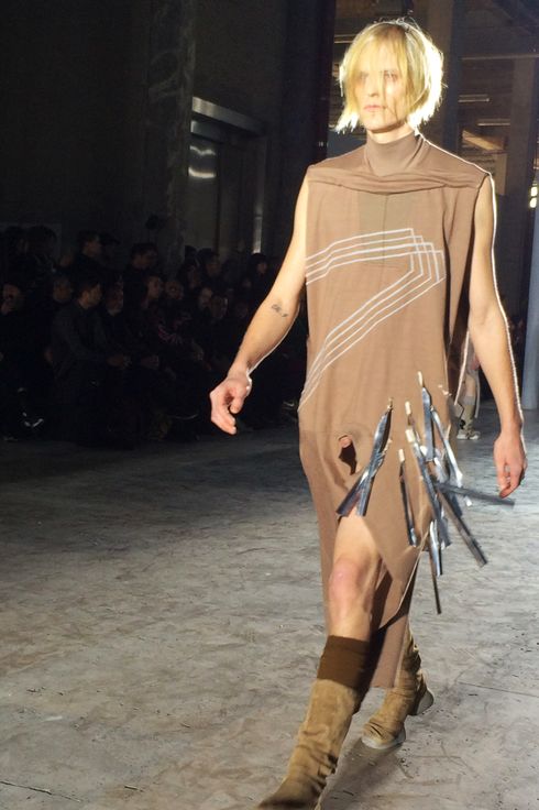 rick owens runway penis