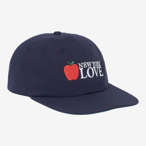 Only NY Big Apple Snapback Hat Navy