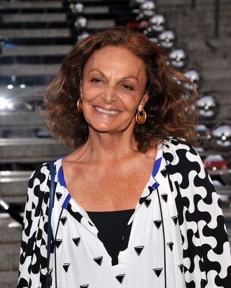NEW YORK, NY - APRIL 27: Designer Diane von Furstenberg attends the Vanity Fair Party at the 2011 Tribeca Film Festival at the State Supreme Courthouse on April 27, 2011 in New York City. (Photo by Stephen Lovekin/Getty Images)