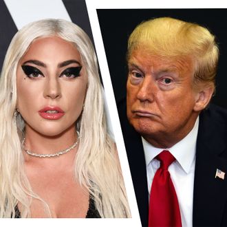 Trump Talks About Lady Gaga At Preelection Campaign Rally