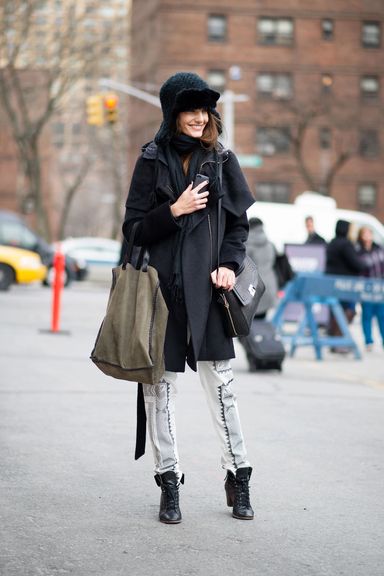 Street Style: Dressing for the Camera Pre-Storm