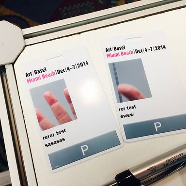 Test press passes.