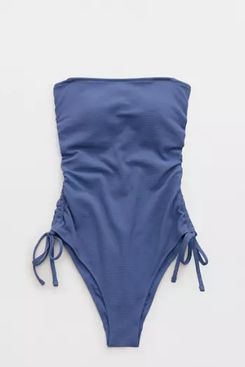 Aerie Pique Cheeky One-piece Swimsuit