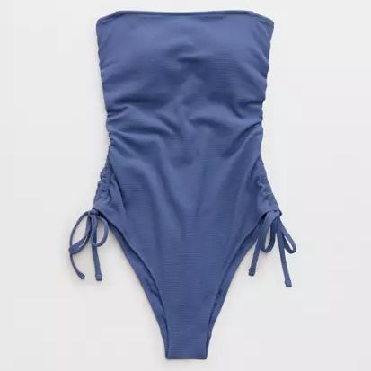 Aerie Pique Cheeky One-piece Swimsuit