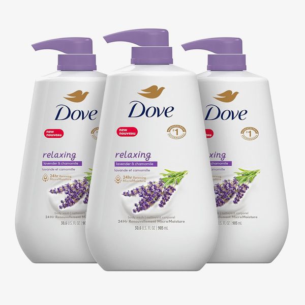 Dove Body Wash with relaxing lavender oil and chamomile