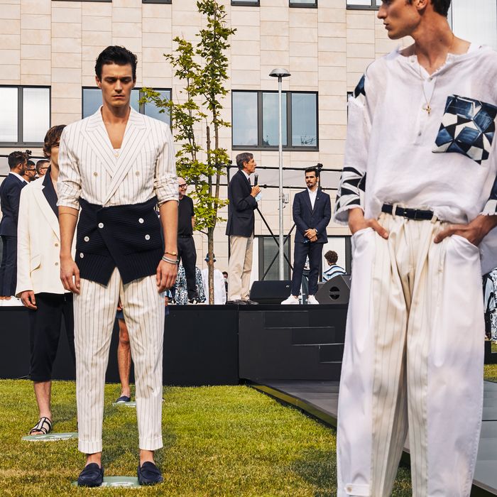 Dolce & Gabbana Men's SS21 Show at Humanitas University